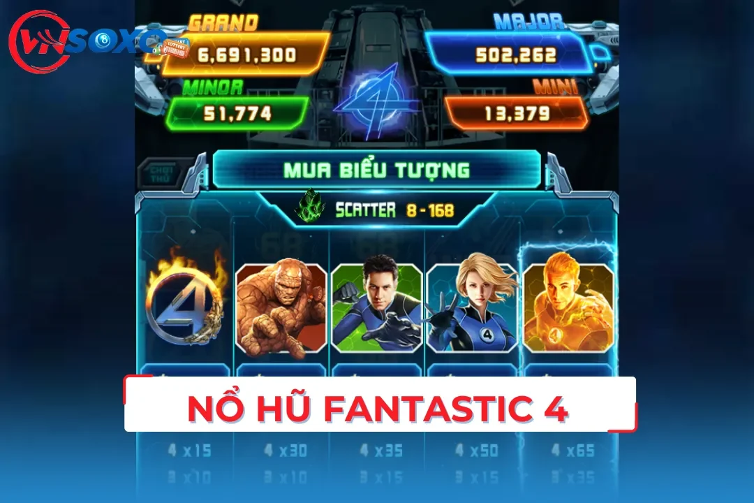 Khám Phá Trò Chơi Nổ Hũ Fantastic 4 Với Phần Thưởng Khủng